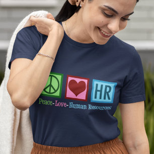 かわいい人事部 平和 愛 人事 トライブレンドTシャツ