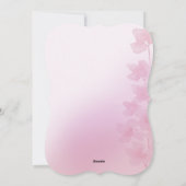 かわいい人形の水彩イラストレーション シーズンカード (裏面)