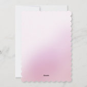 かわいい人形の水彩イラストレーション シーズンカード (裏面)