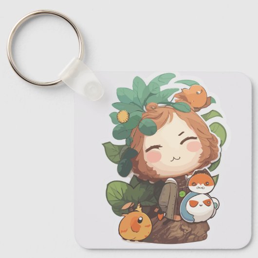 かわいい人形 キーホルダー (正面)