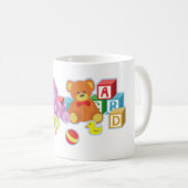 かわいい人形 コーヒーマグカップ (正面右)