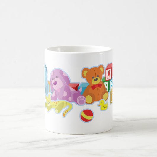 かわいい人形 コーヒーマグカップ (中央)