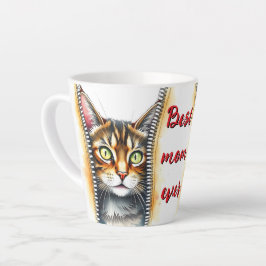 かわいい人気がある水彩猫コレクション カフェラテマグ