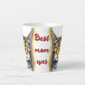 かわいい人気がある水彩猫コレクション カフェラテマグ (正面)