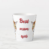 かわいい人気がある水彩猫コレクション カフェラテマグ (正面)