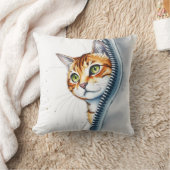 かわいい人気がある水彩猫コレクション クッション (ブランケット)