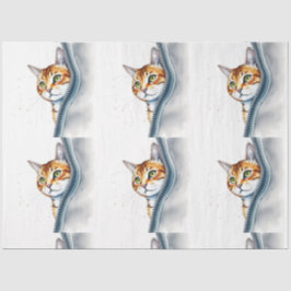 かわいい人気がある水彩猫コレクション 薄葉紙