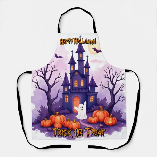 かわいい人気のハロウィンホラーコレクション エプロン (正面)