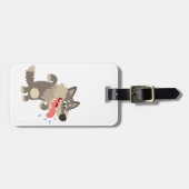 かわいい人気の漫画ウルフのラゲッジタグ ラゲッジタグ (正面横)