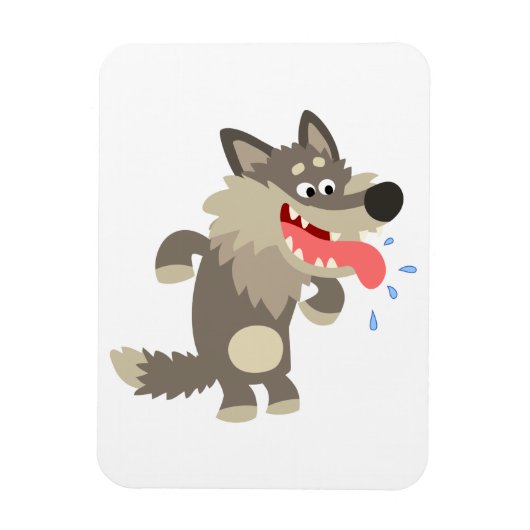 かわいい人気の漫画ウルフフレキシブルマグネット マグネット (縦)