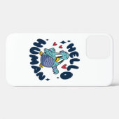 かわいい人間の鳥 Case-Mate iPhoneケース (裏面 (横))