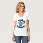 かわいい人間の鳥 Tシャツ (正面フル)