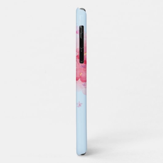 かわいい人魚が海の下で女の子を Case-Mate iPhoneケース (裏面/左)