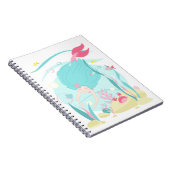 かわいい人魚が海の中でダイビング ノートブック (右側)