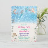 かわいい人魚たちが泳ぐビーチ 招待状 (スタンド正面)