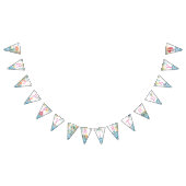 かわいい人魚のバンティングバナー バンティングフラッグ (全)