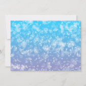 かわいい人魚のバースデーパーティ招待状 招待状 (裏面)