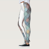 かわいい人魚のヨガのトレーニングの連続したレギンス レギンス (左)