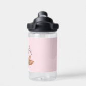 かわいい人魚の一角獣(ユニコーン) ウォーターボトル (背面)