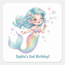 かわいい人魚の名前と年齢の誕生日