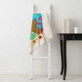 かわいい人魚の女カラフルの子 シェルパブランケット (インサイチュ)