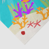 かわいい人魚の女カラフルの子 薄葉紙