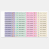 かわいい人魚の日気に学校服防水 ラベル (シート)