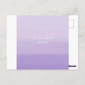 かわいい人魚の水彩 誕生日パーティー招待状 ポストカード (裏面)