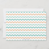 かわいい人魚の誕生日が海の写真に 招待状 (裏面)