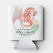 かわいい人魚の赤ちゃんシャワー母クーラーボックス 缶クーラー (裏面)