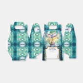 かわいい人魚の赤ちゃんシャワー フェイバーボックス (折り畳みなし)