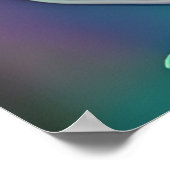 かわいい人魚はバレンタインデーの贈り物を愛する ポスター (角)