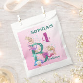 かわいい人魚エイジピンクブルー フェイバーバッグ (クリップ留めされた状態)