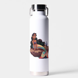 かわいい人魚エレガント娘 ウォーターボトル