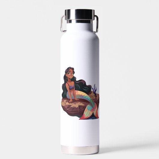 かわいい人魚エレガント娘 ウォーターボトル (正面)