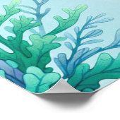 かわいい人魚カラフルのポスター ポスター (角)