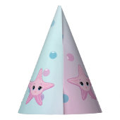かわいい人魚ガールバースデーパーティー パーティーハット (裏面)