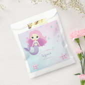 かわいい人魚ガールバースデーパーティー フェイバーバッグ (封をした状態)