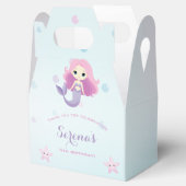 かわいい人魚ガールバースデーパーティー フェイバーボックス (オープン)