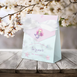 かわいい人魚ガールバースデーパーティー フェイバーボックス