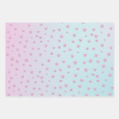 かわいい人魚ガールバースデーパーティー ラッピングペーパーシート (正面2)