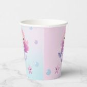 かわいい人魚ガールバースデーパーティー 紙コップ (右)