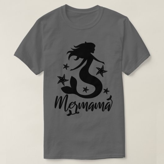 かわいい人魚ギフトマーママ1 Tシャツ (デザイン正面)