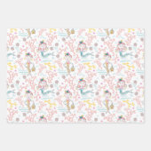 かわいい人魚クラフトデカップスクラップブックとギフト ラッピングペーパーシート (正面)