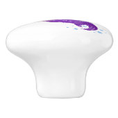 かわいい人魚ドロワーノブ セラミックノブ (側面)