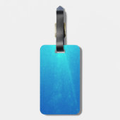 かわいい人魚パターン ラゲッジタグ (裏面縦)