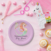 かわいい人魚ベビーシャワー紙プレート ペーパープレート (パーティー)