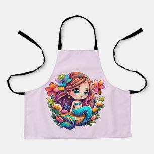 かわいい人魚 エプロン