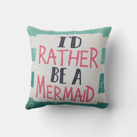 かわいい人魚 クッション (裏面)