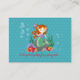 かわいい人魚 コーリングカード